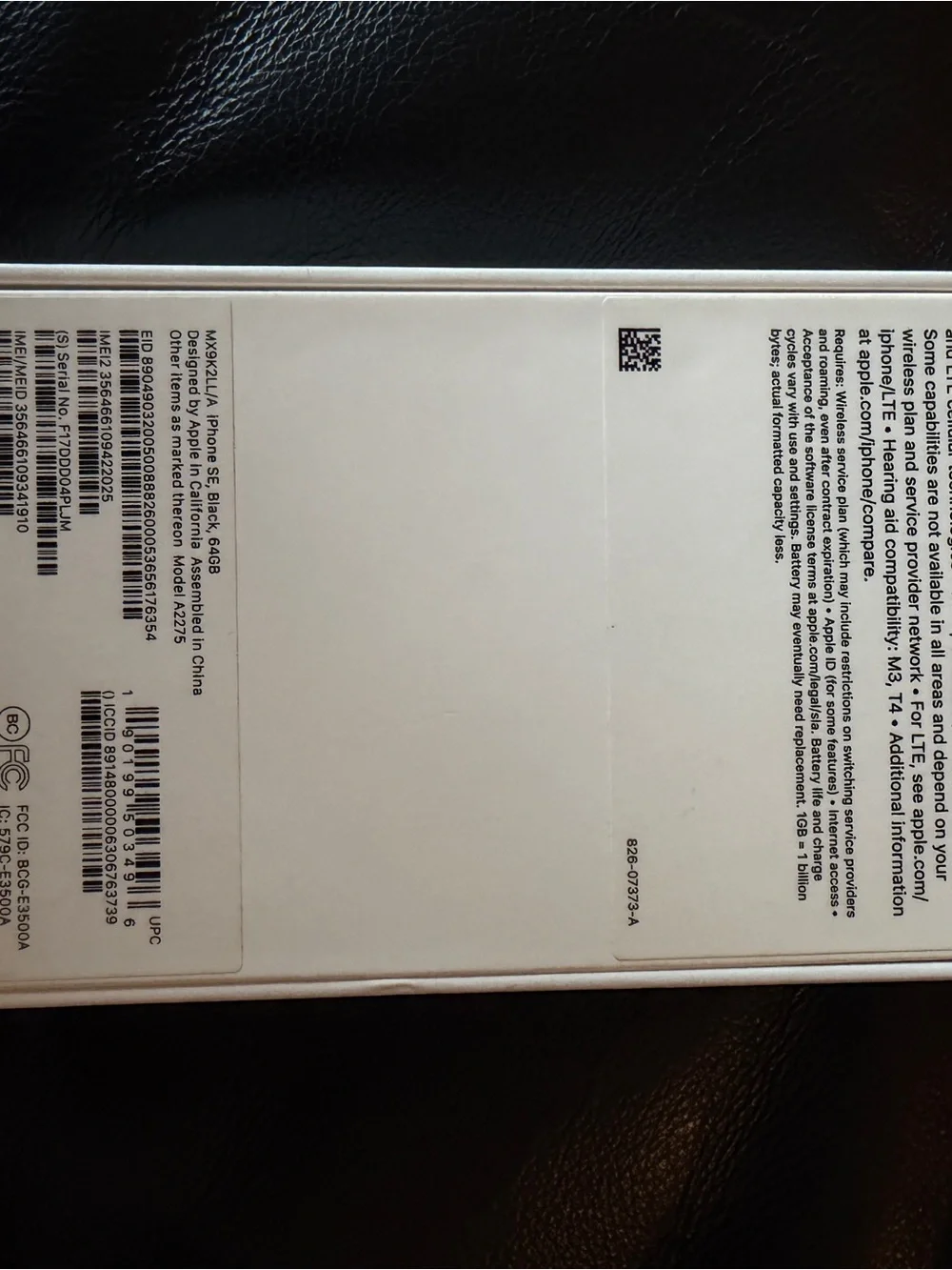 Apple iPhone SE in Black with Colorful Display Accent